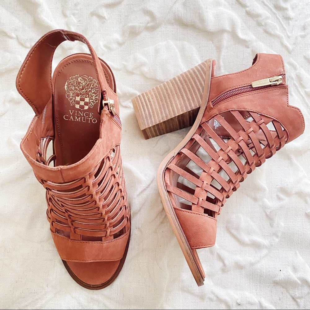Vince Camuto Kessey Woven Leather Sandal NEW - Picture 5 of 10